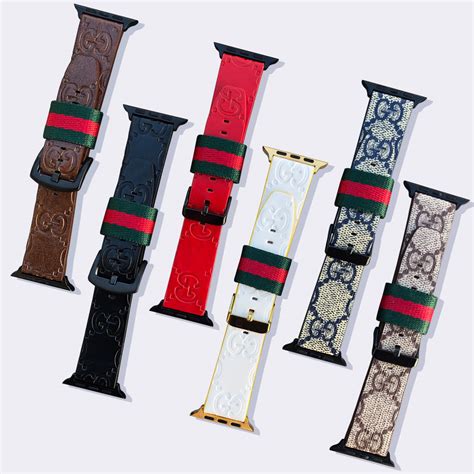 designer apple watch bands 45mm|authentic gucci apple watch band.